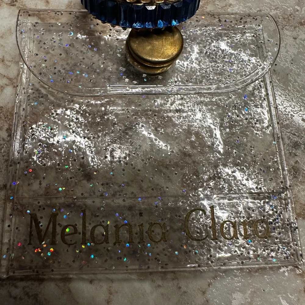 Sugar Blue and Gold Gemstone Ring by Melania Clara Size 7 - Picture 5 of 5